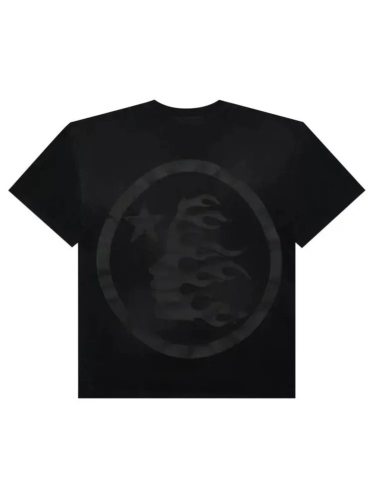 Футболка Hellstar Cracked Classic Logo Tee — изображение 2 из 2, черный