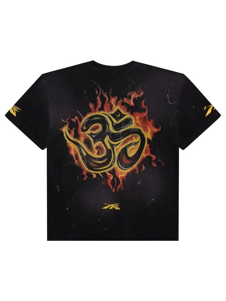 Футболка Hellstar Inner Peace Fire Tee — изображение 2 из 2, черный