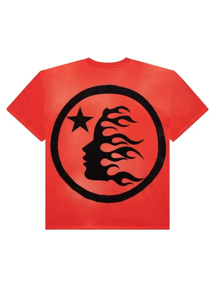 Футболка Hellstar Sports Logo T-Shirt Red — изображение 2 из 2, красный