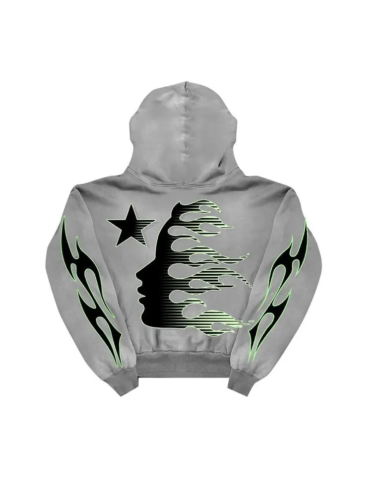 Худи Hellstar Sport Hoodie Grey — изображение 2 из 2, серый