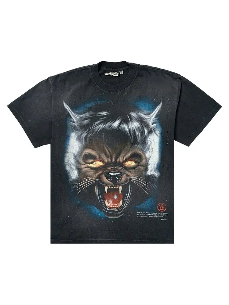 Футболка Hellstar Full Moon T-Shirt — изображение 1 из 2, черный