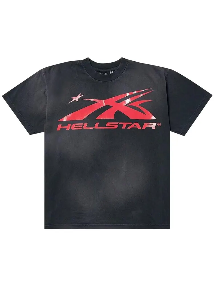 Футболка Hellstar Gel Sport Logo T-Shirt — изображение 1 из 2, черный