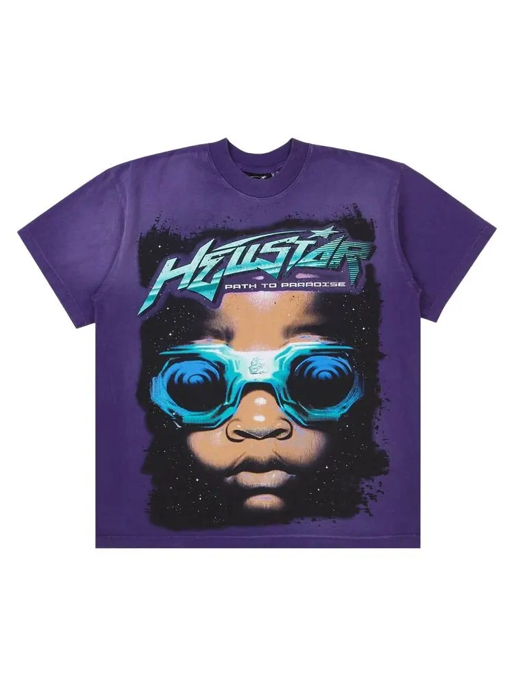 Футболка Hellstar Goggle Tee Purple — изображение 1 из 2, фиолетовый