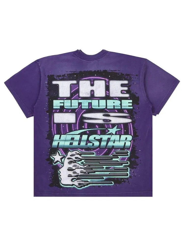 Футболка Hellstar Goggle Tee Purple — изображение 2 из 2, фиолетовый