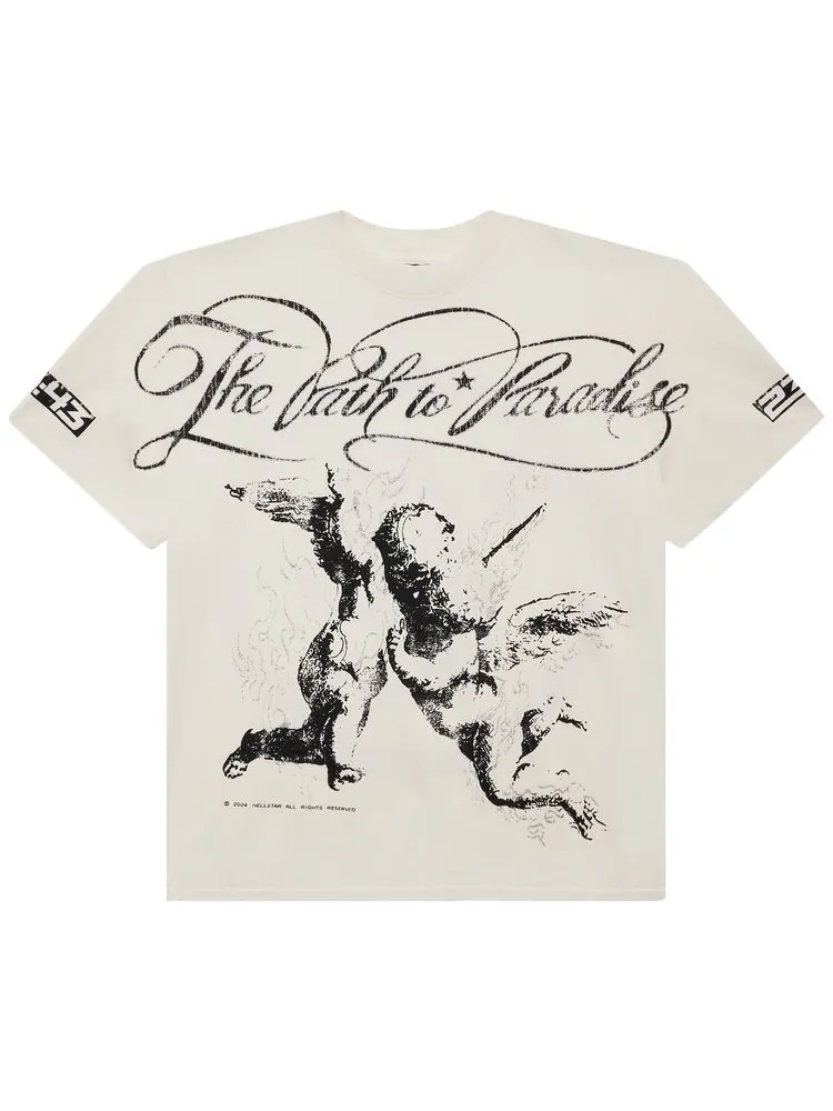Футболка Hellstar Path to Paradise T-Shirt 'White' — изображение 1 из 2, белый