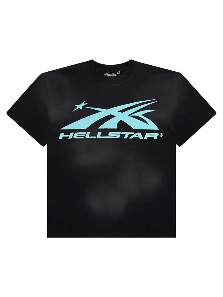 Футболка Hellstar Classic Tee — изображение 1 из 2, черный/голубой синий