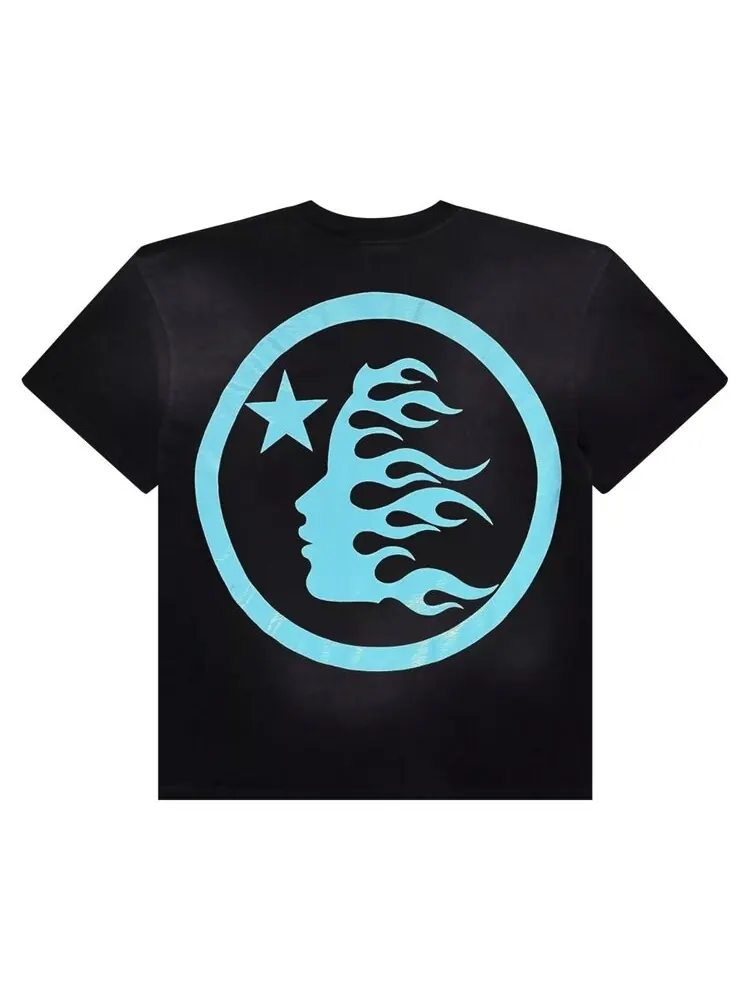 Футболка Hellstar Classic Tee — изображение 2 из 2, черный/голубой синий