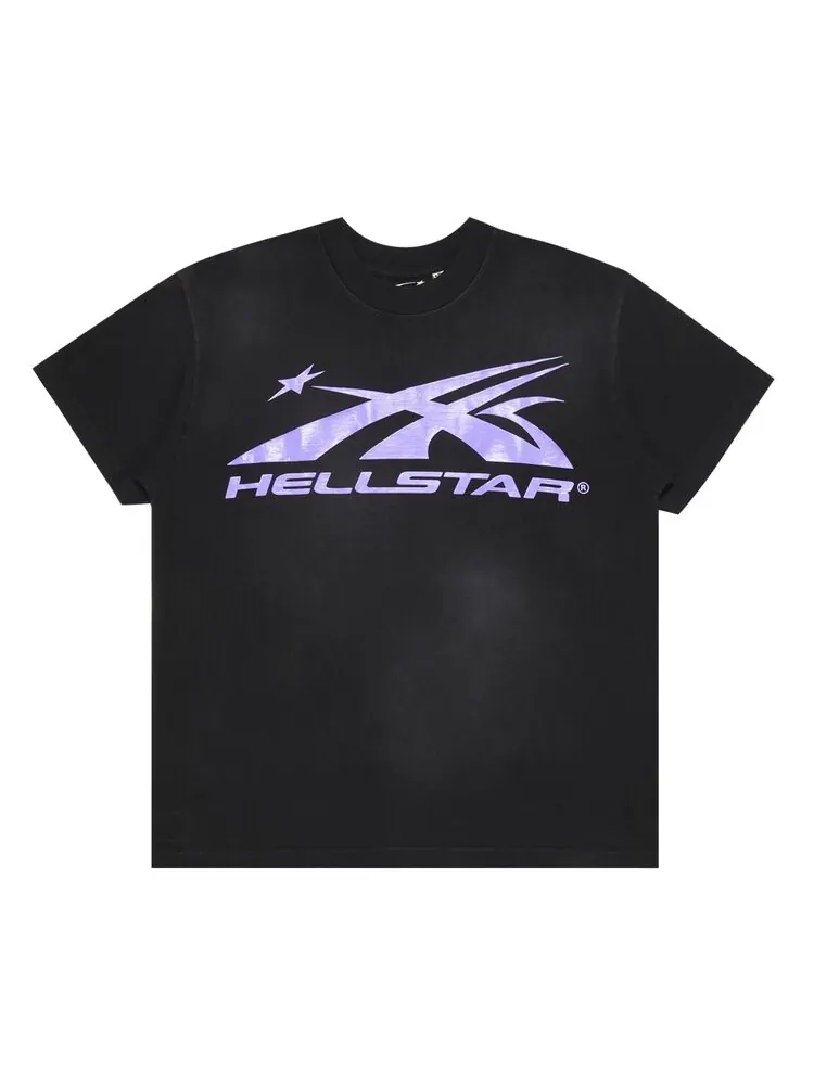 Футболка Hellstar Classic Tee — изображение 1 из 3, черный/фиолетовый