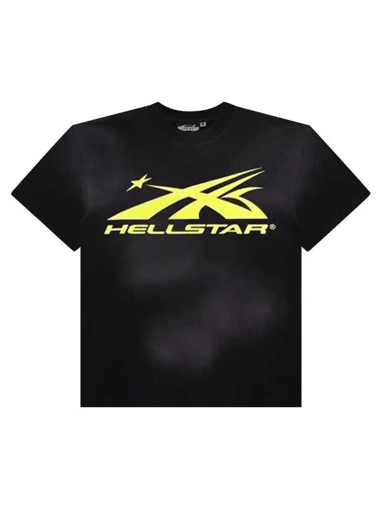 Футболка Hellstar Classic Tee — изображение 1 из 2, черный/желтый
