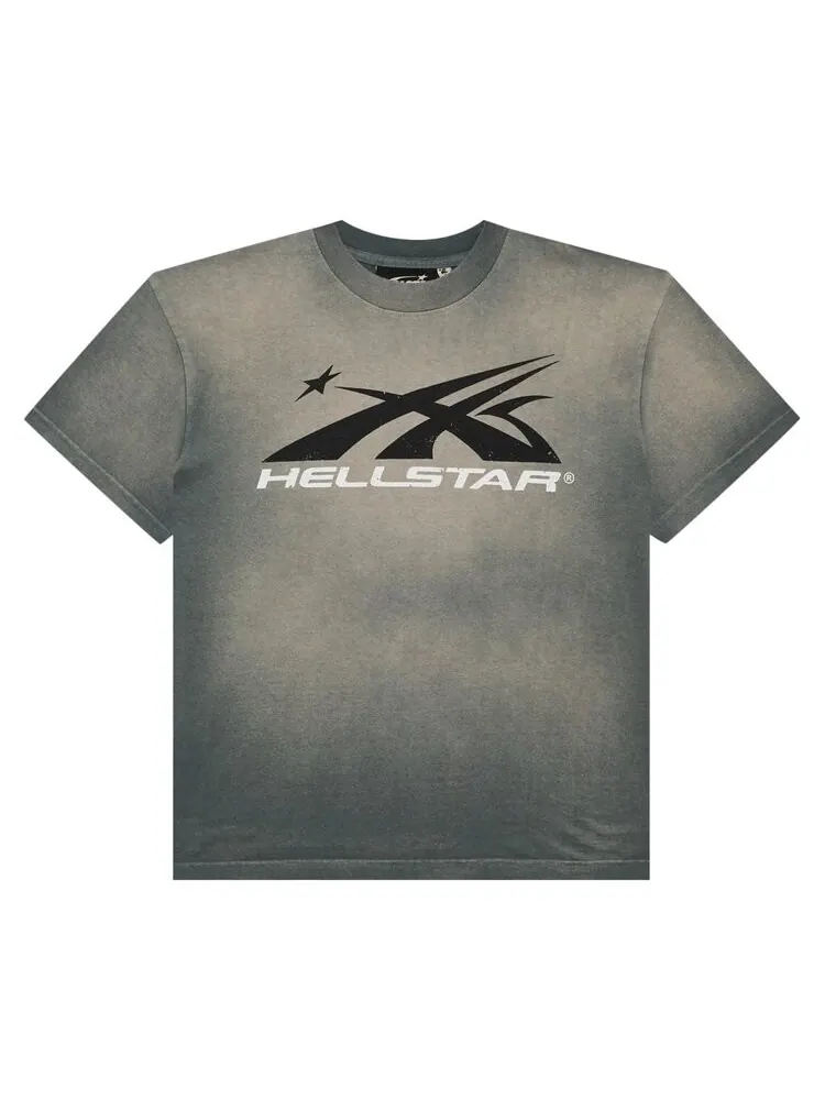 Футболка Hellstar Gel Sport Logo T-Shirt — изображение 1 из 2, серый