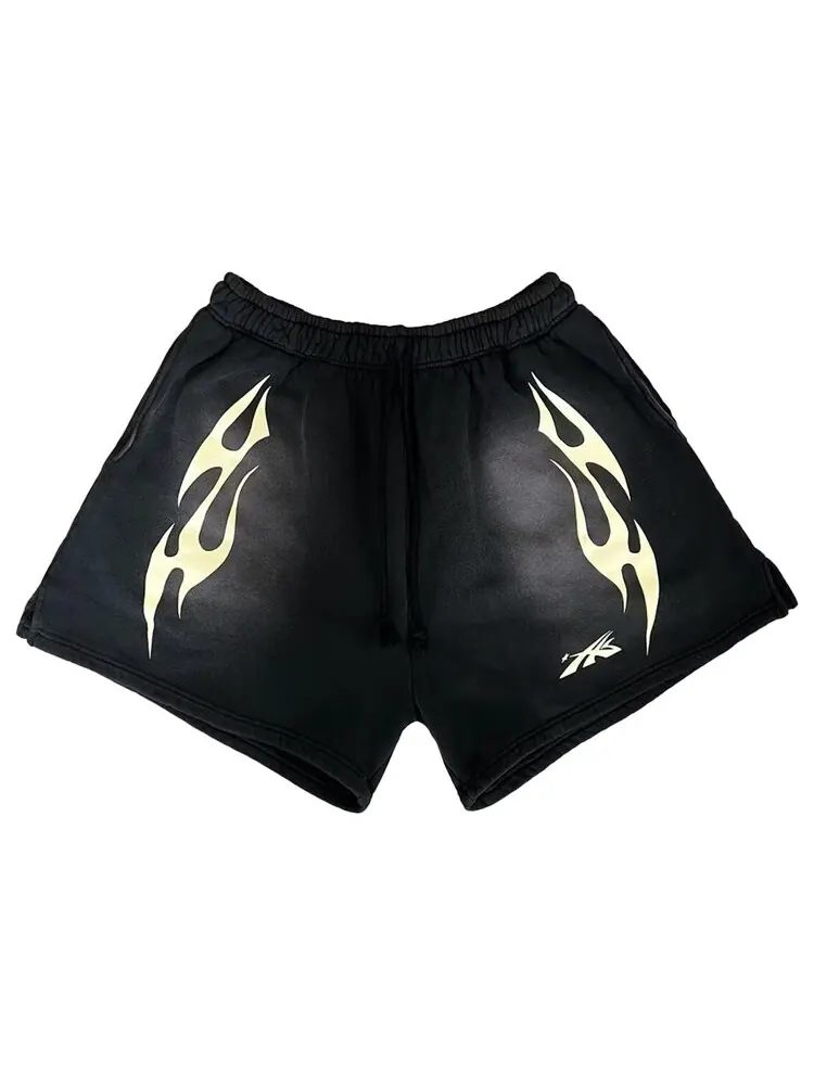 Шорты Hellstar Sports Flame Shorts — изображение 1 из 2, черный