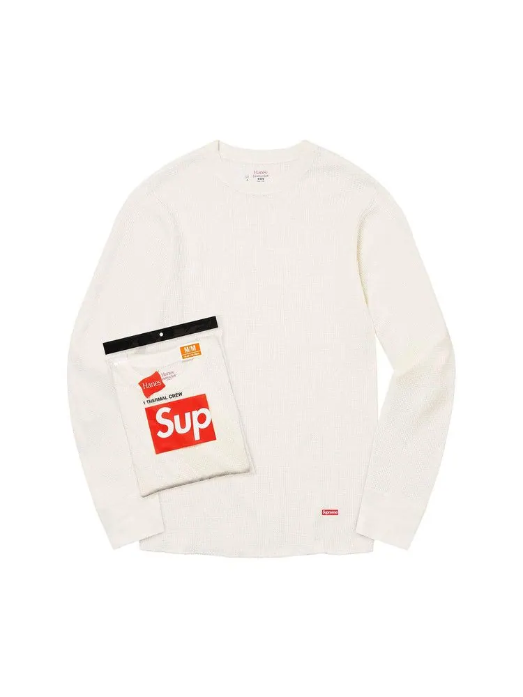 Свитер Supreme x Hanes Thermal Crew (1 Pack) — изображение 1 из 1, прозрачный
