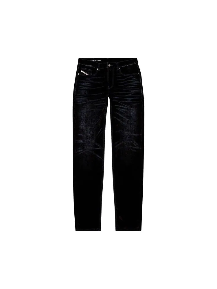 Брюки Diesel Loose Velvet Flocked Denim