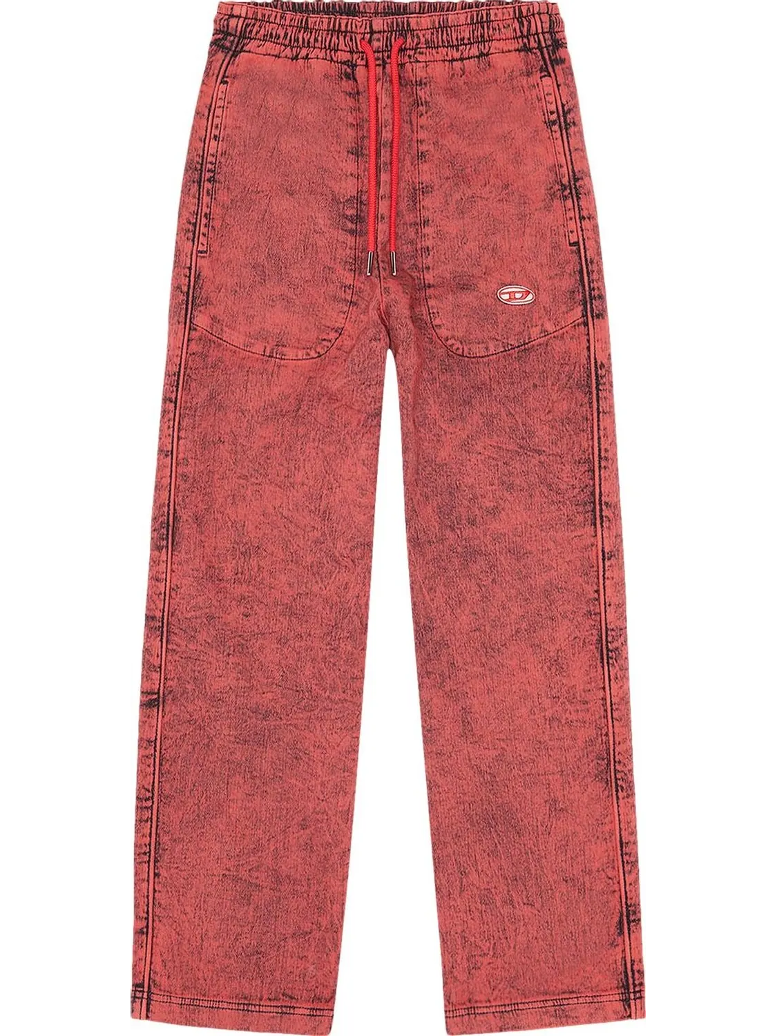 Джинсы Diesel D-Martians NE FS Sweat Jeans 'Red'