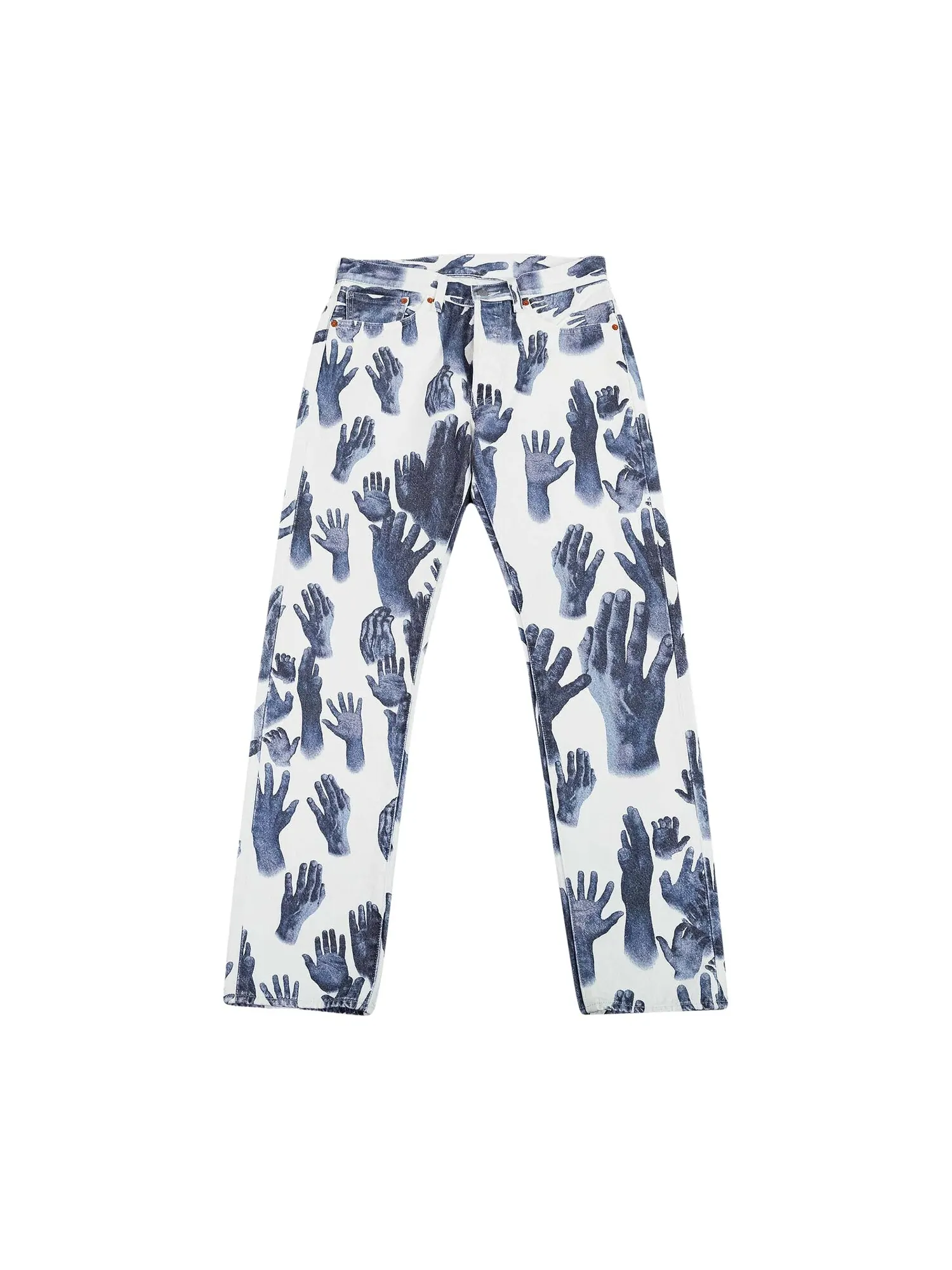 Джинсы оригинального кроя Levis x Denim Tears 501 — изображение 1 из 1, белый