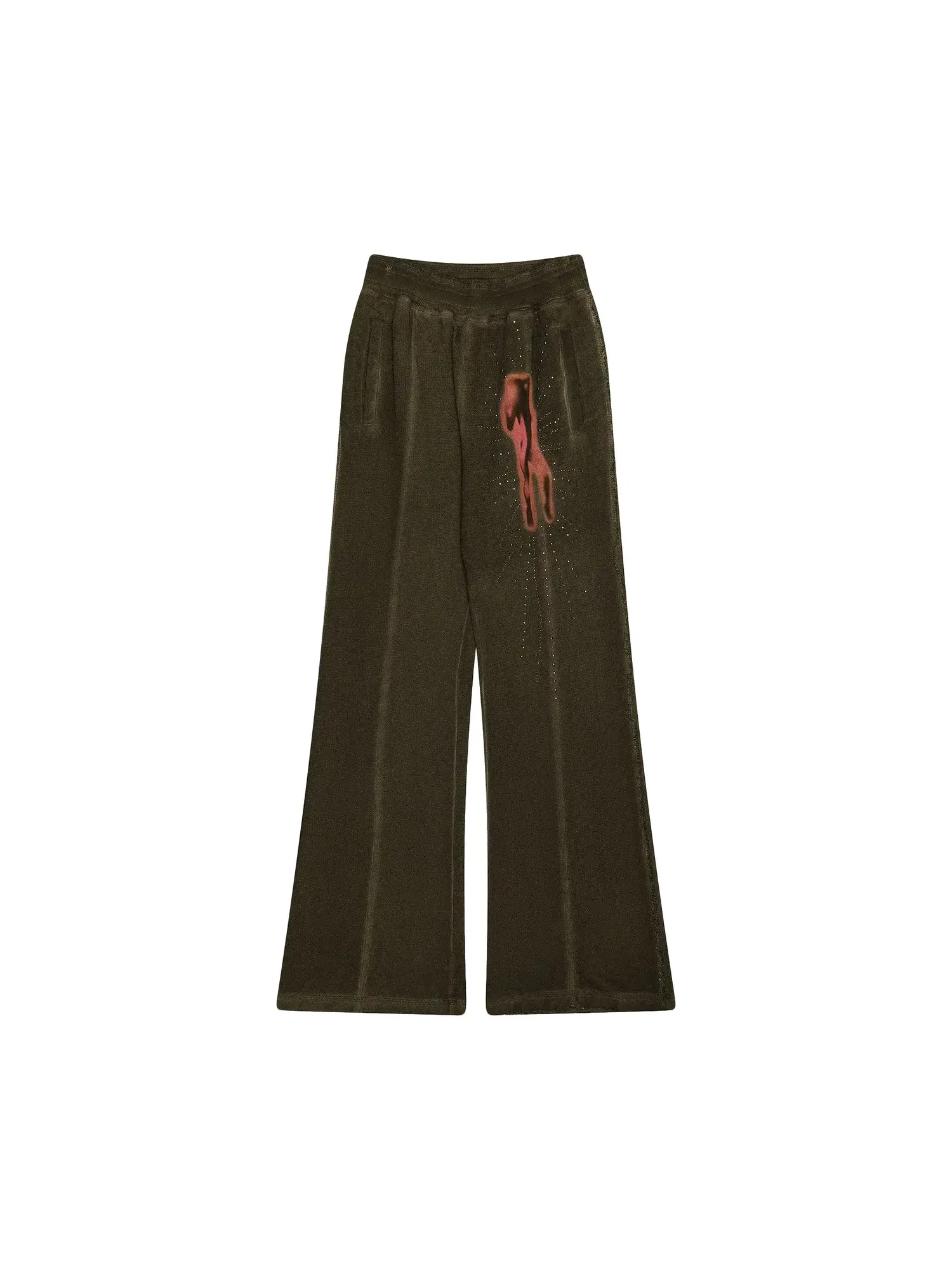 Спортивные брюки Diesel Quinn Double-Knit Track Pants — изображение 1 из 1, оливковый