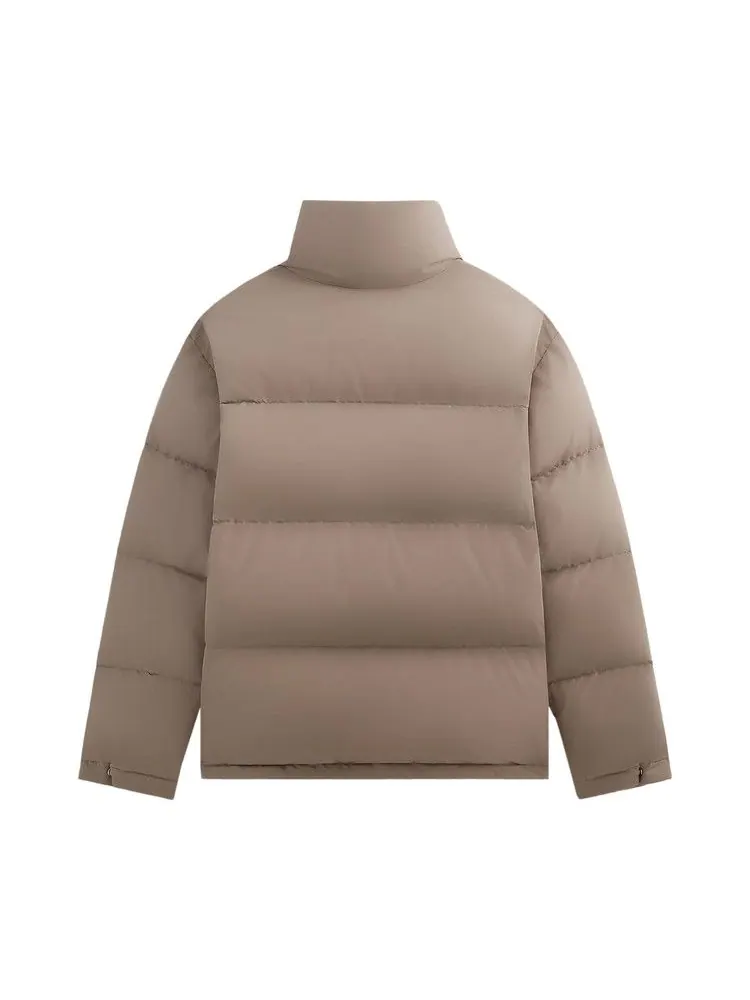 Пальто Kith 101 For Auralee Finx Polyester Chambray Down Coat, Moon Rock — изображение 2 из 2, бежевый