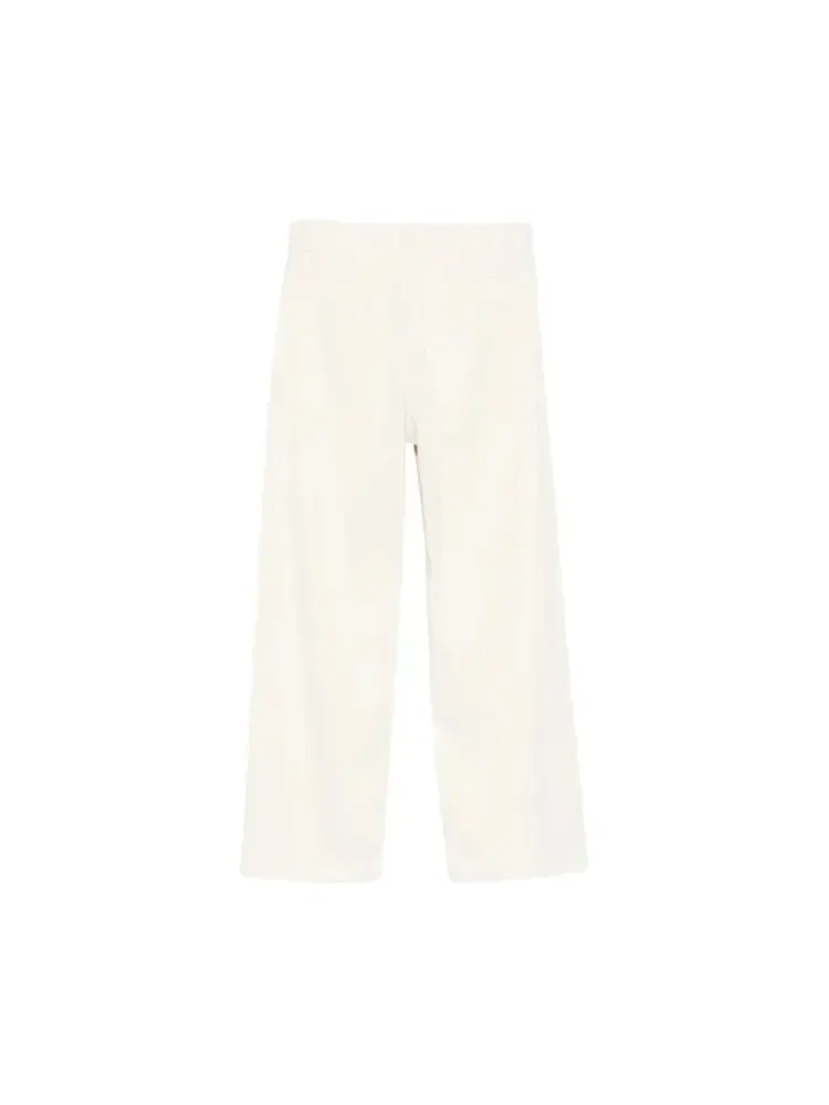 Брюки Auralee Silk Nep Denim 5p Wide Pants цвета «слоновая кость» — изображение 2 из 2, белый