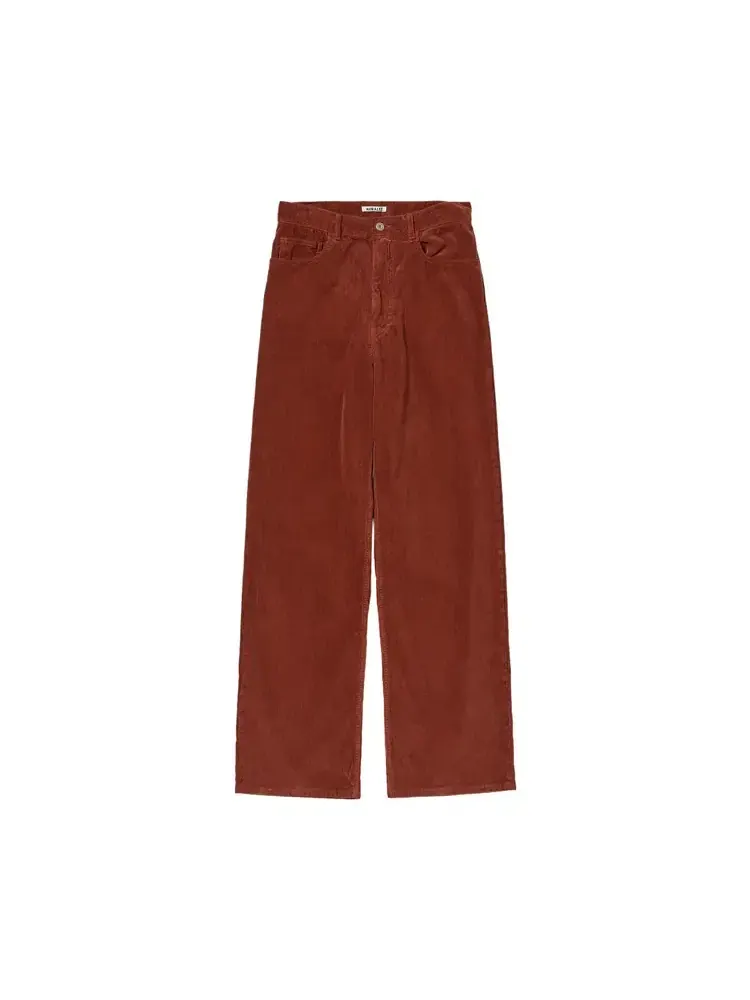 Брюки широкие Auralee Garment-Dyed Fin Corduroy 5p