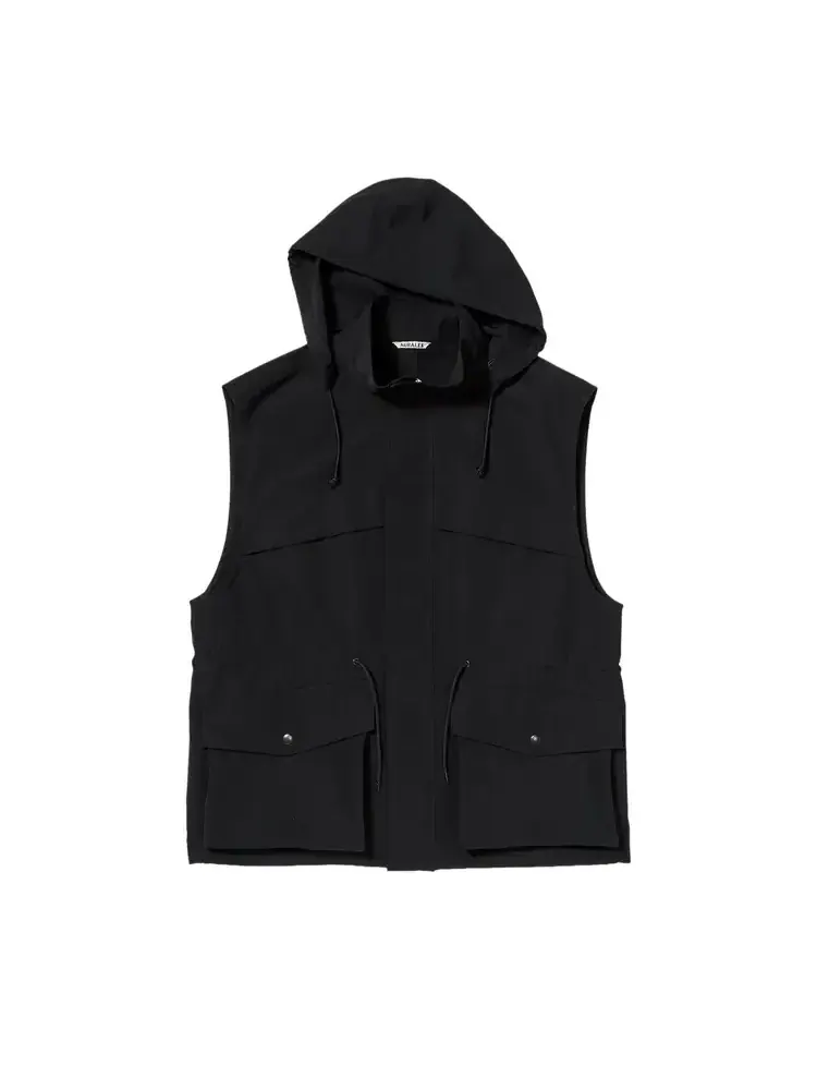 Жилет Auralee Wool Max Canvas Over Vest — изображение 1 из 1, черный