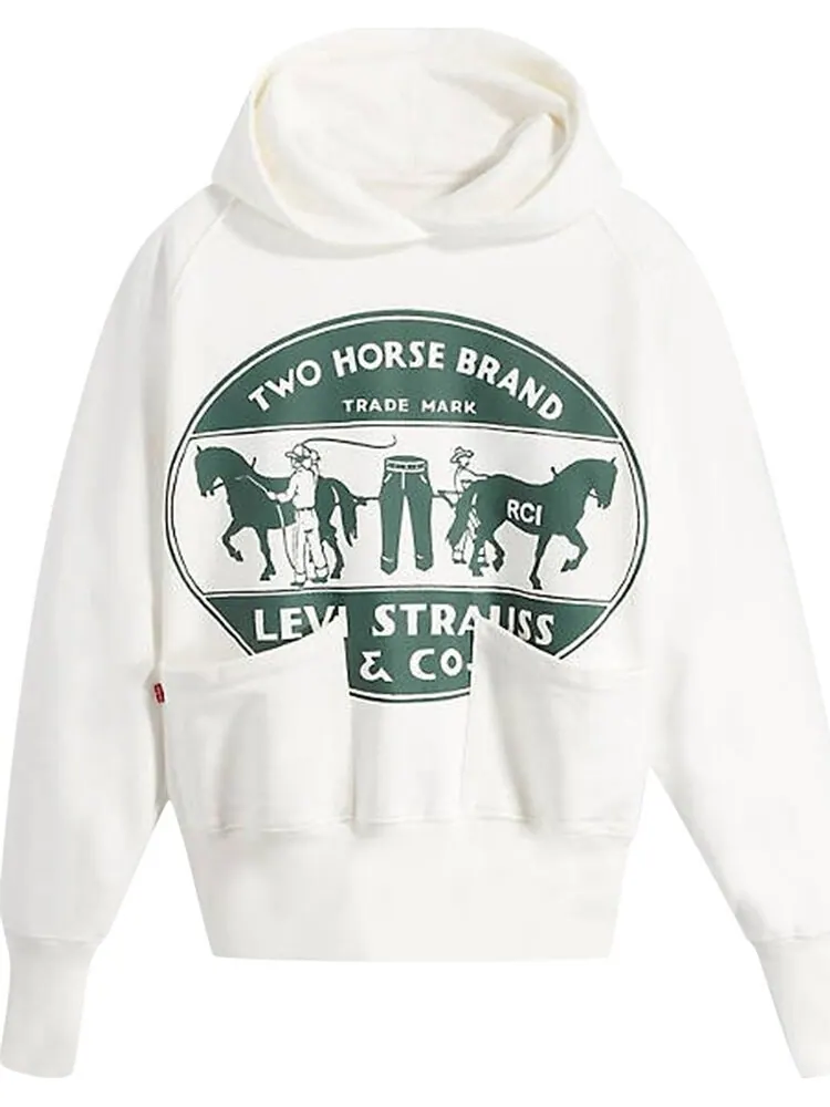 Худи Levi's x Reese Cooper Two Pocket Hoodie 'Ecru' — изображение 1 из 2, бежевый