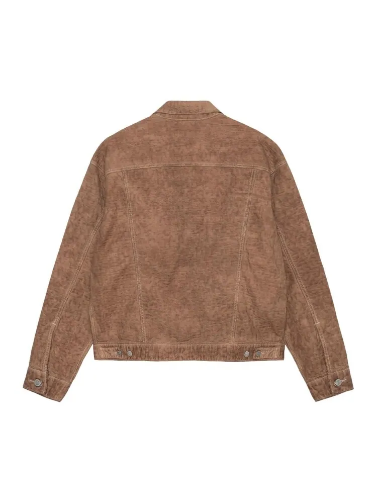 Спортивная куртка Levi'S Levi's x Stussy Dyed Jacquard 'Brown' — изображение 2 из 2, коричневый