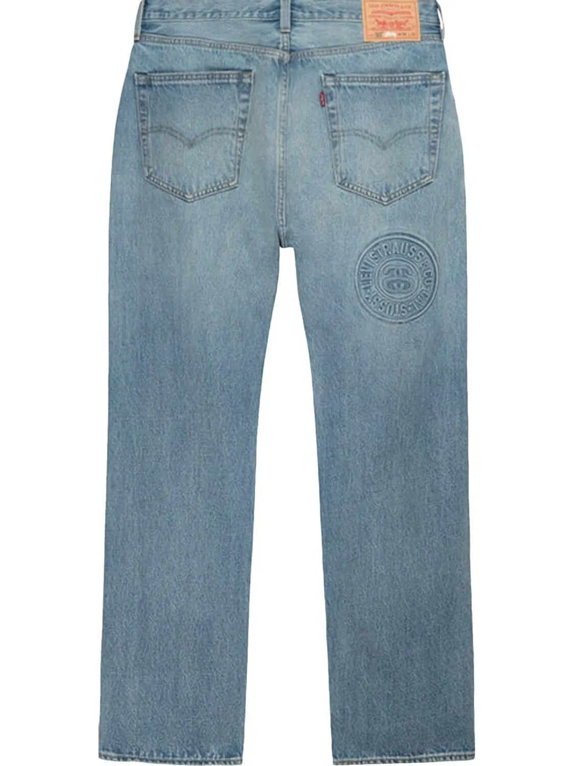 Джинсы Stussy x Levi's Embossed 501 Jean 'Indigo' — изображение 2 из 2, синий
