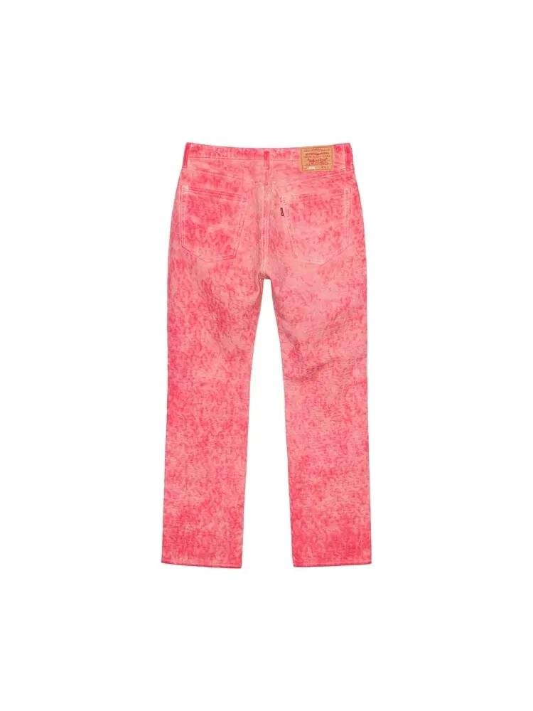 Джинсы Levi'S Levi's x Stussy Dyed Jacquard Jean — изображение 2 из 2, розовый