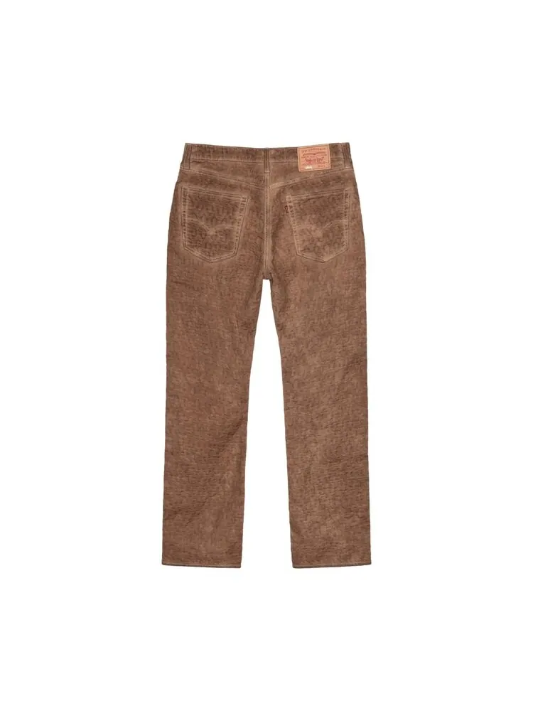 Джинсы Levi'S Levi's x Stussy Dyed Jacquard Jean — изображение 2 из 2, коричневый