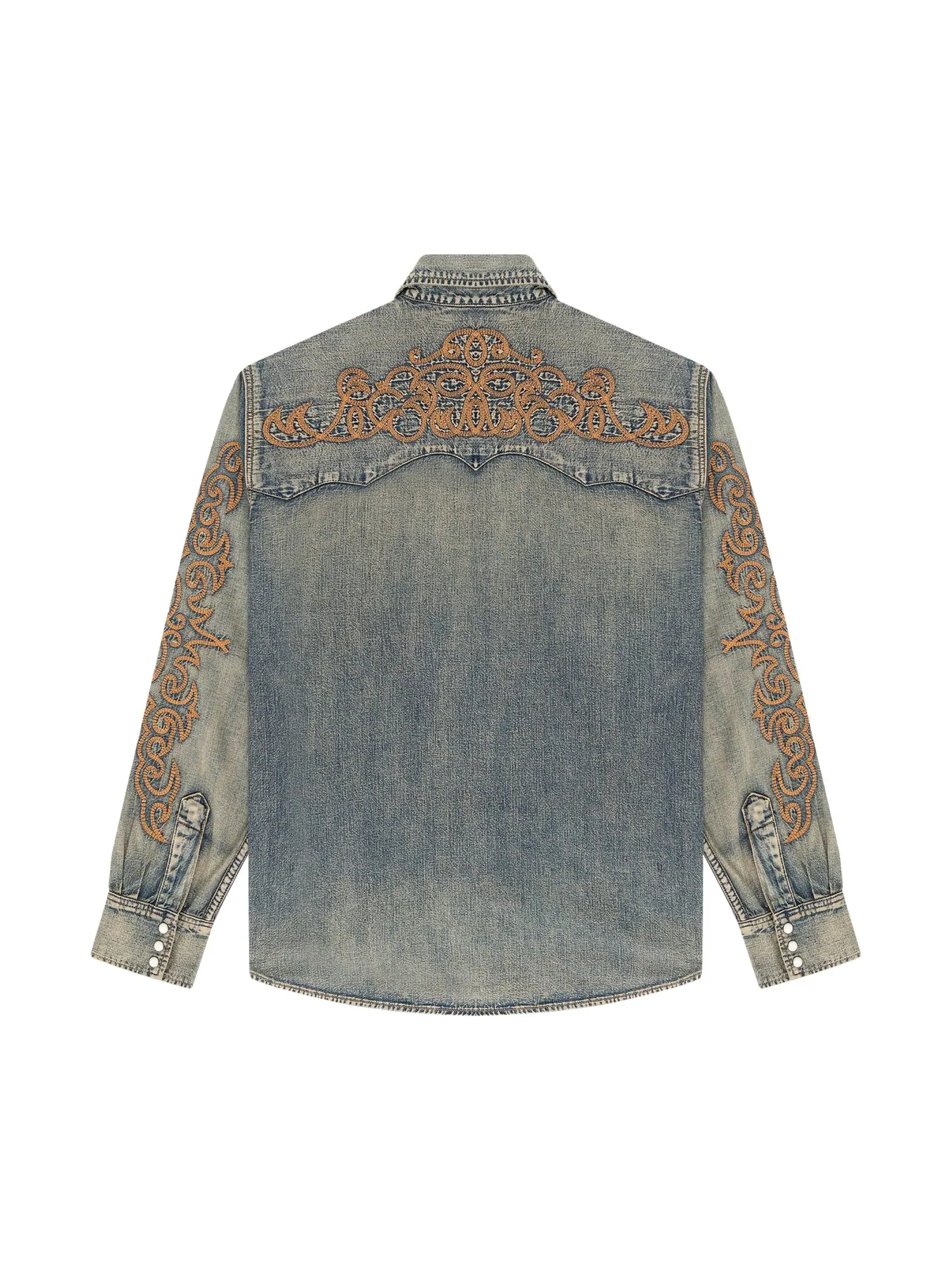 Джинсовая рубашка Levis x Denim Tears Western Stitch — изображение 2 из 2, индиго