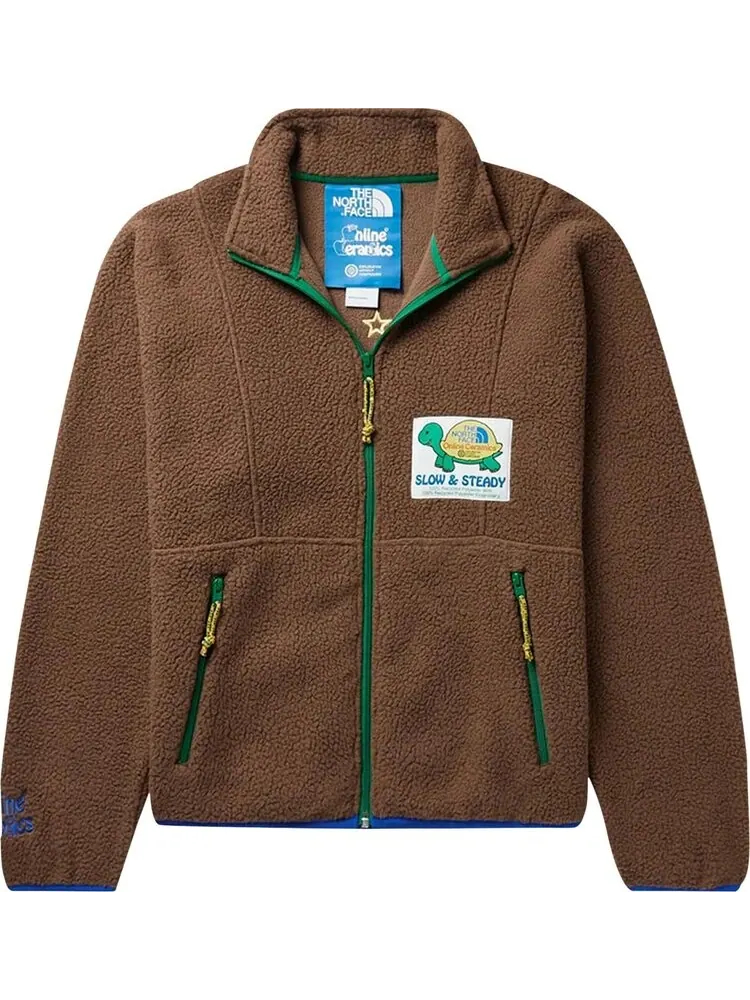 Куртка The North Face x Online Ceramics Sherpa Attitude FZ Jacket 'Earth Brown' — изображение 1 из 1, коричневый