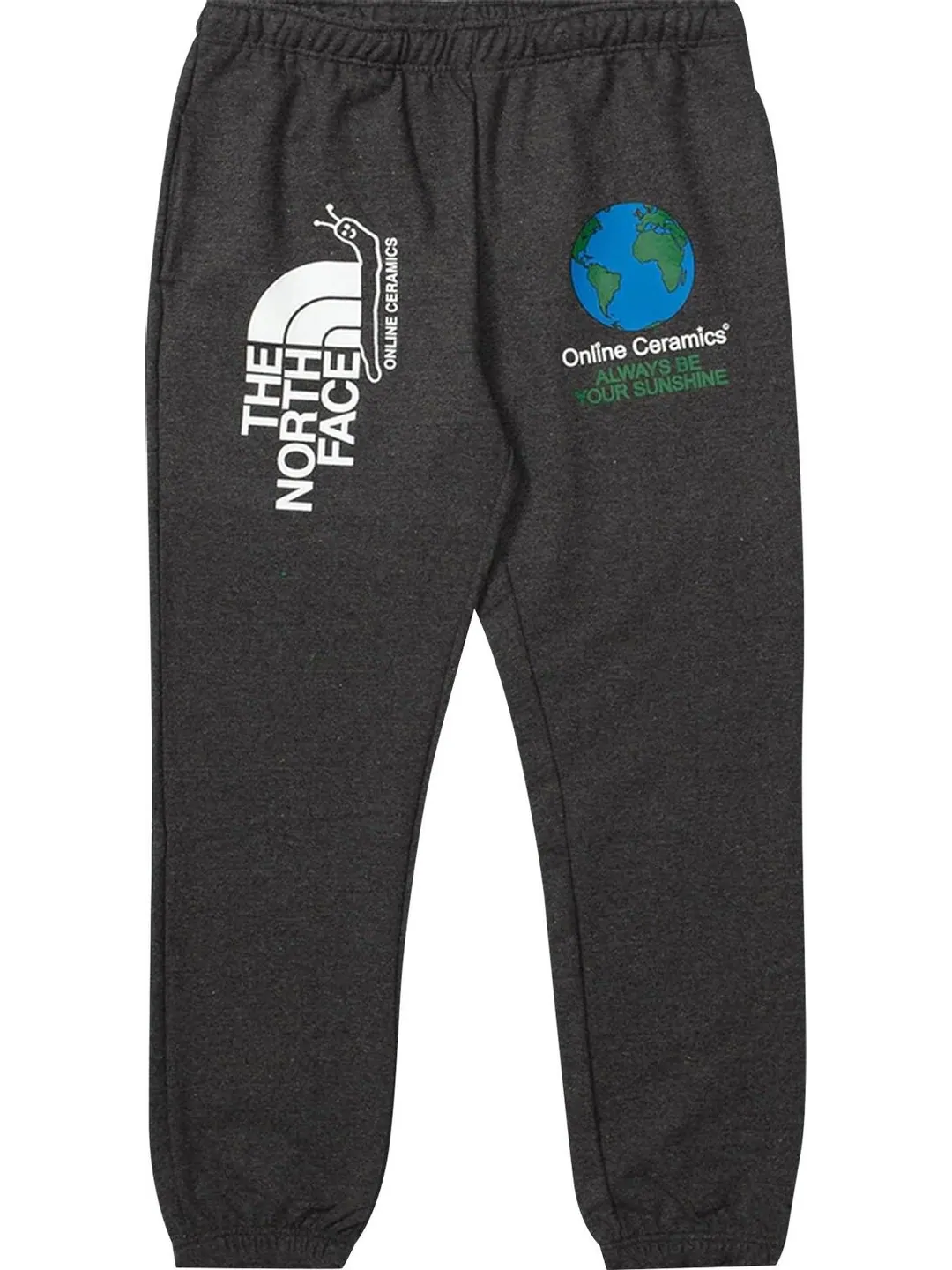 Спортивные брюки The North Face x Online Ceramics Graphic Sweatpants 'Black Regrind' — изображение 1 из 2, черный