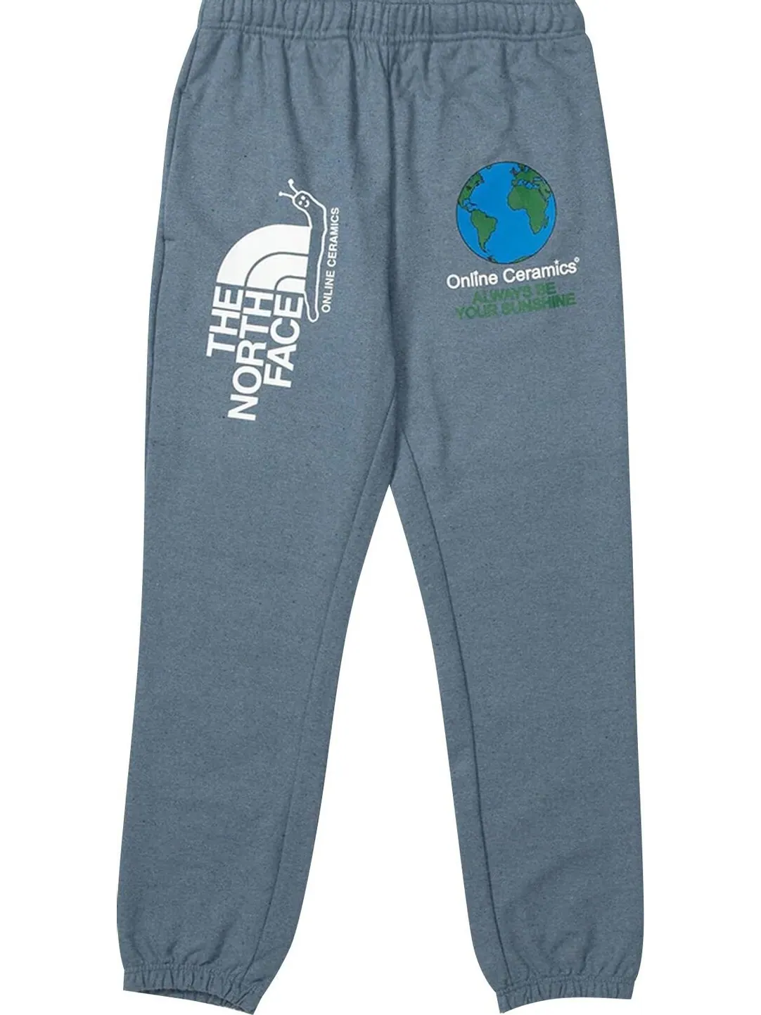 Спортивные брюки The North Face x Online Ceramics Graphic Sweatpants 'Blue Regrind' — изображение 1 из 2, синий
