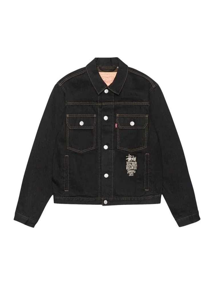 Куртка Stussy x Levi's Crispy Rinse Trucker Jacket