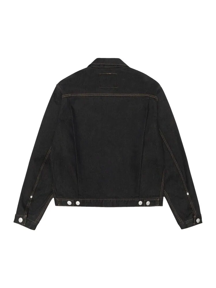 Куртка Stussy x Levi's Crispy Rinse Trucker Jacket — изображение 2 из 2, черный