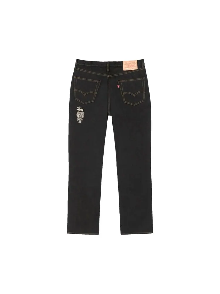Джинсы Stussy x Levi’s Crispy Rinse Jeans — изображение 2 из 2, черный
