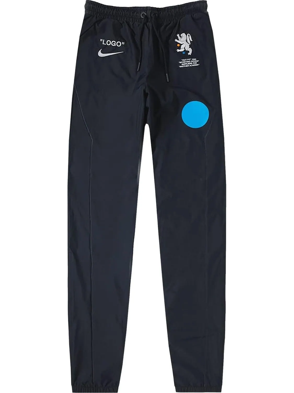 Брюки Nikelab x Off-White Mercurial NRG X Football Pant 'Black' — изображение 1 из 3, черный
