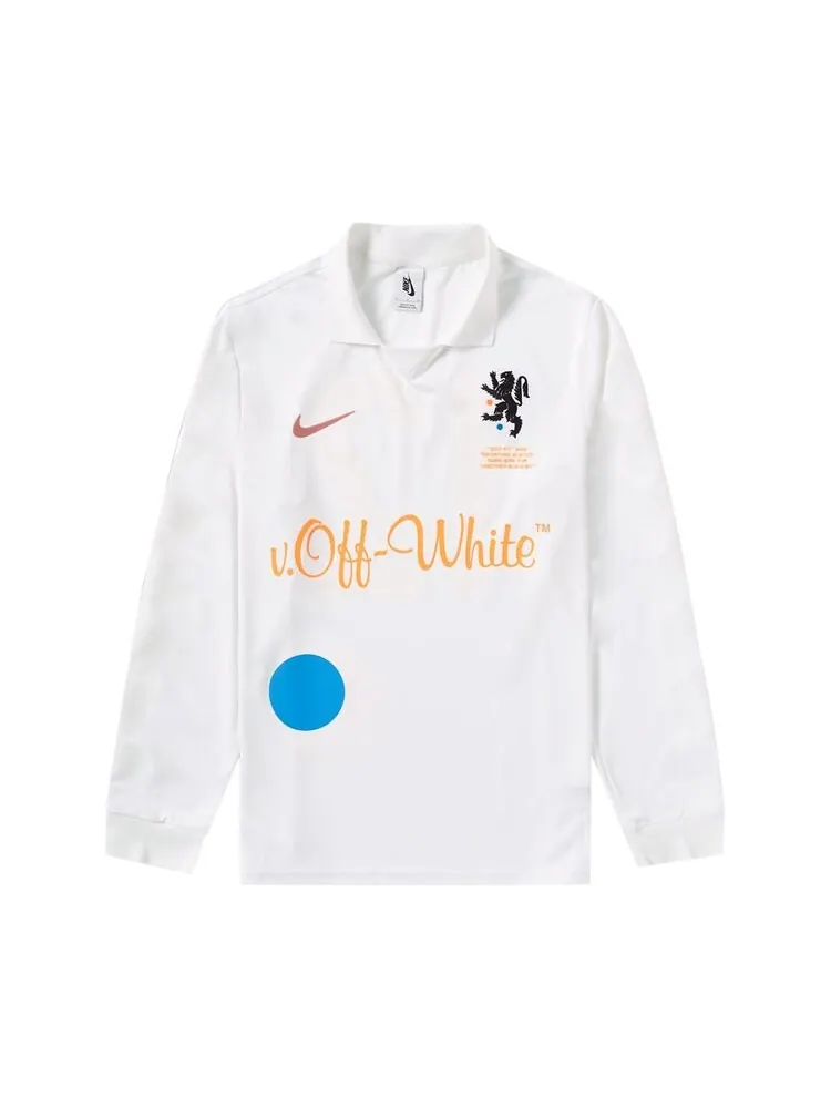 Футболка Nikelab x Off-White Mercurial NRG X Football Jersey 'White' — изображение 1 из 2, белый