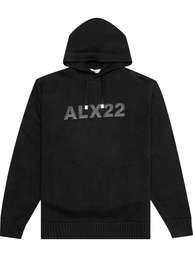 Свитер 1017 ALYX 9SM Logo Knit Hooded Sweater 'Black' — черный