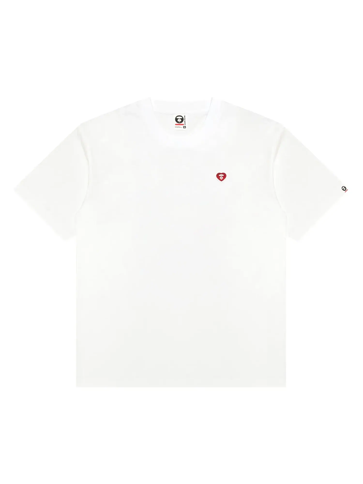AAPE Футболка AAPENOW Heart Moonface — изображение 1 из 1, белый