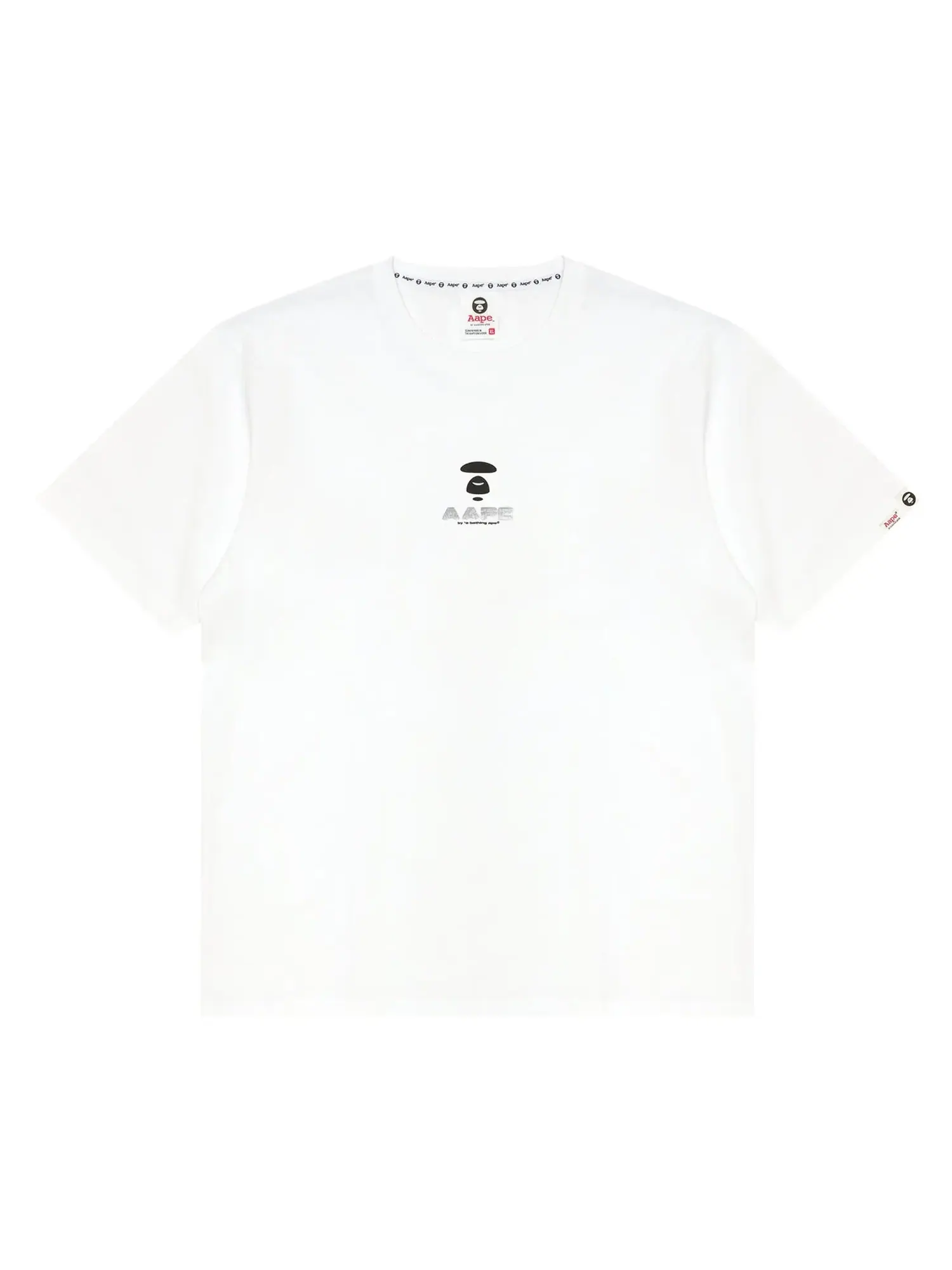 Футболка с логотипом AAPE Moonface — изображение 1 из 1, белый