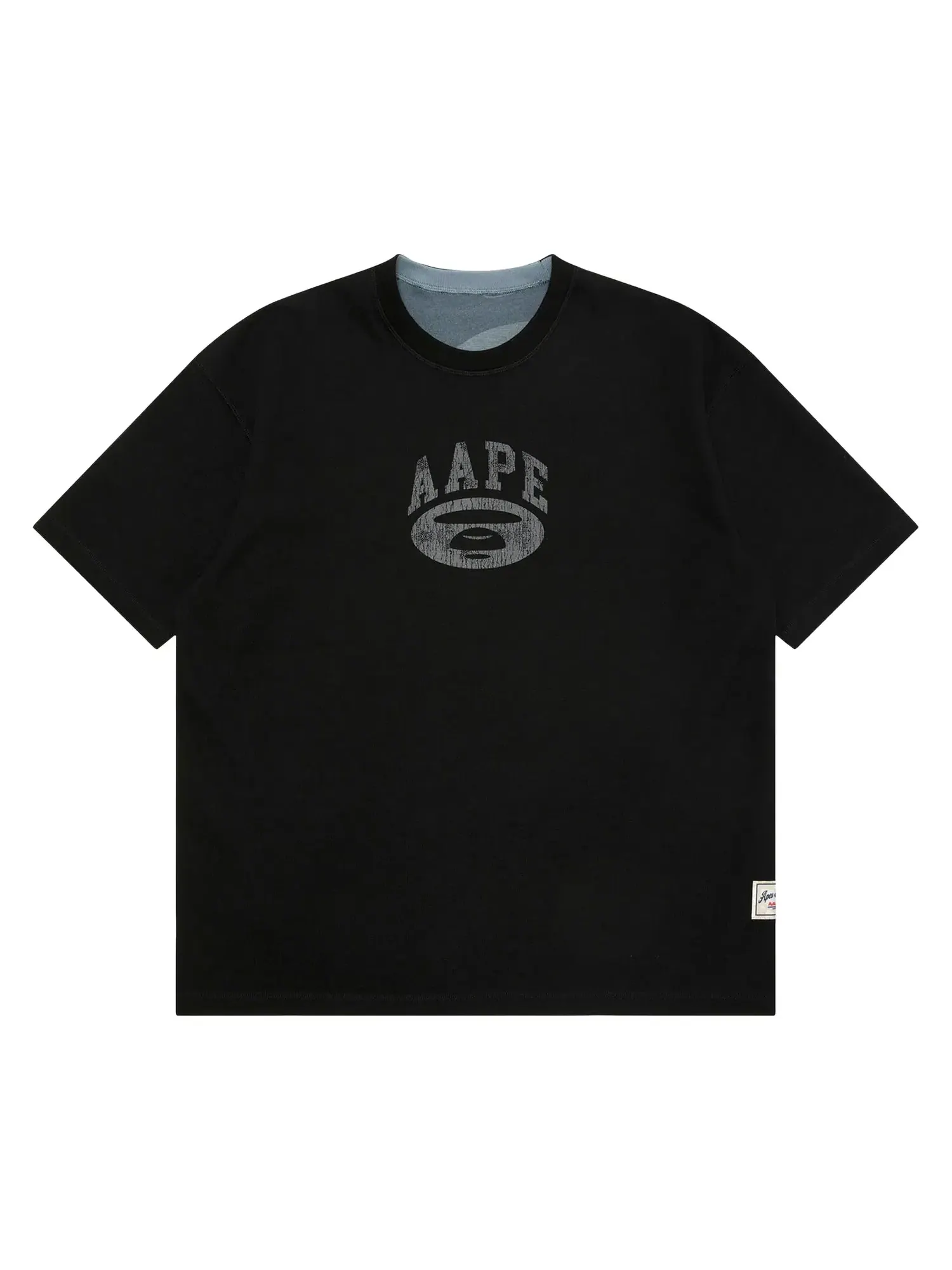 Футболка с логотипом AAPE Moonface — изображение 1 из 1, черный