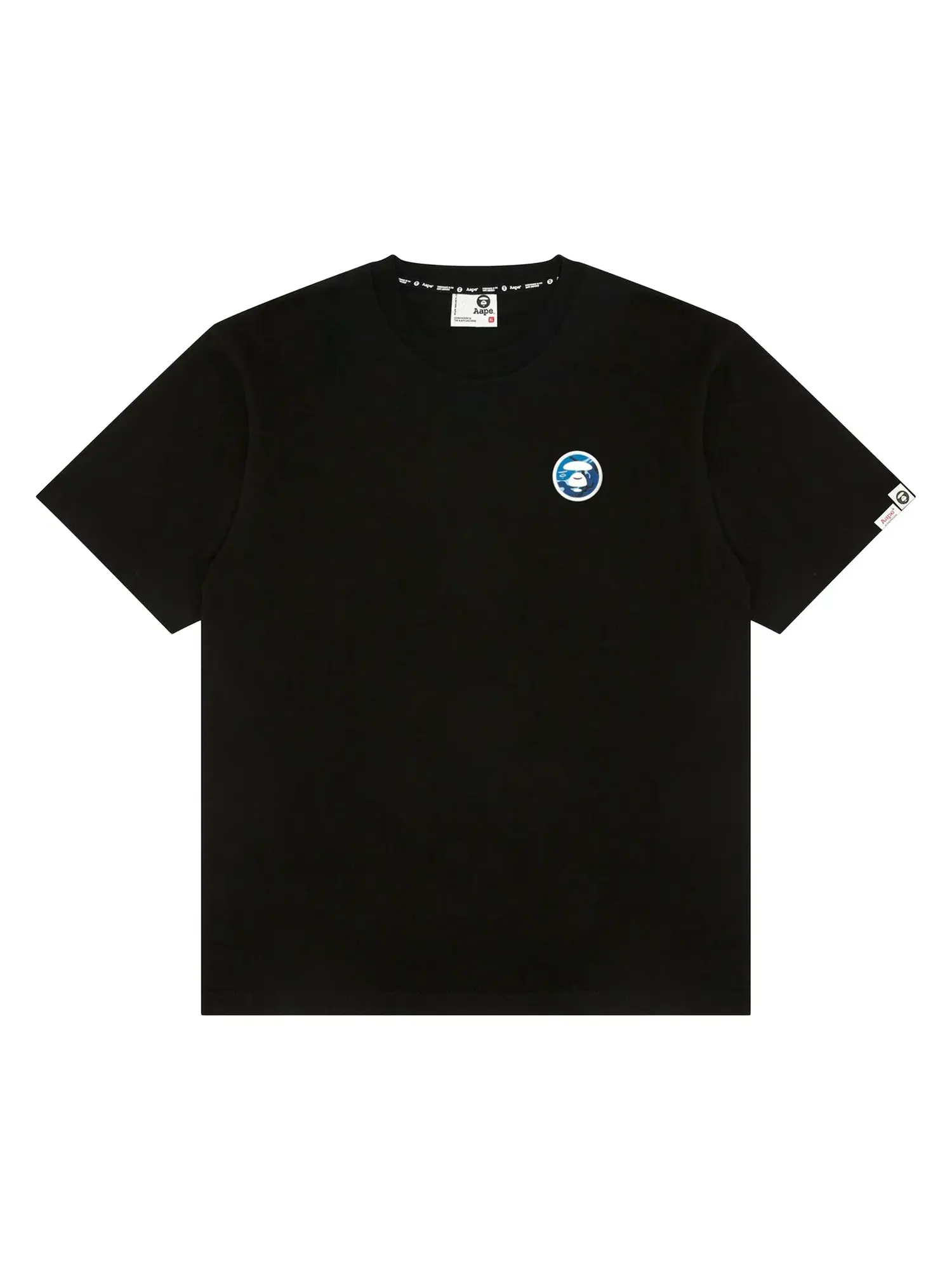 Футболка с логотипом AAPE Moonface — изображение 1 из 1, черный