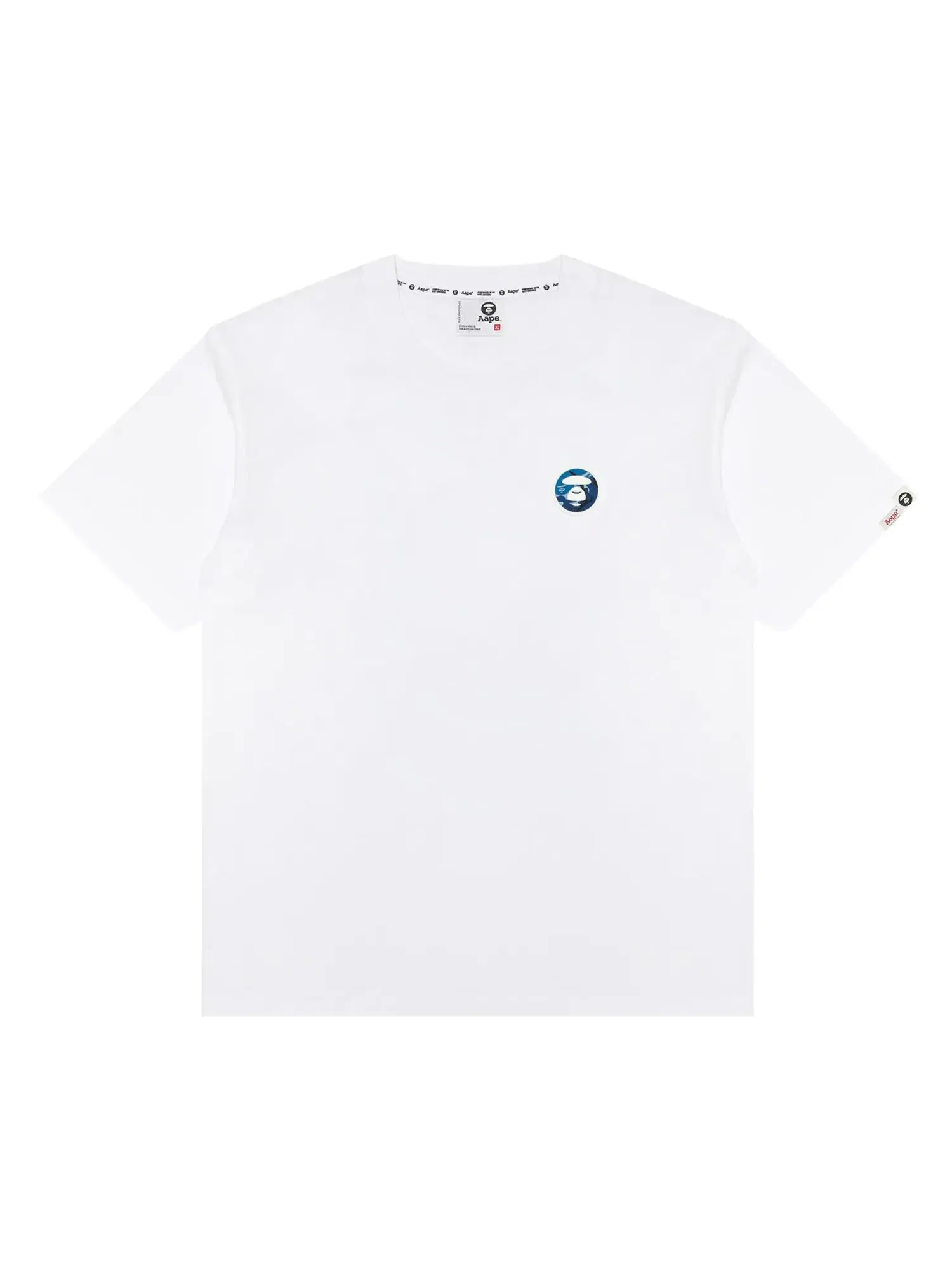 Футболка с логотипом AAPE Moonface — изображение 1 из 1, белый
