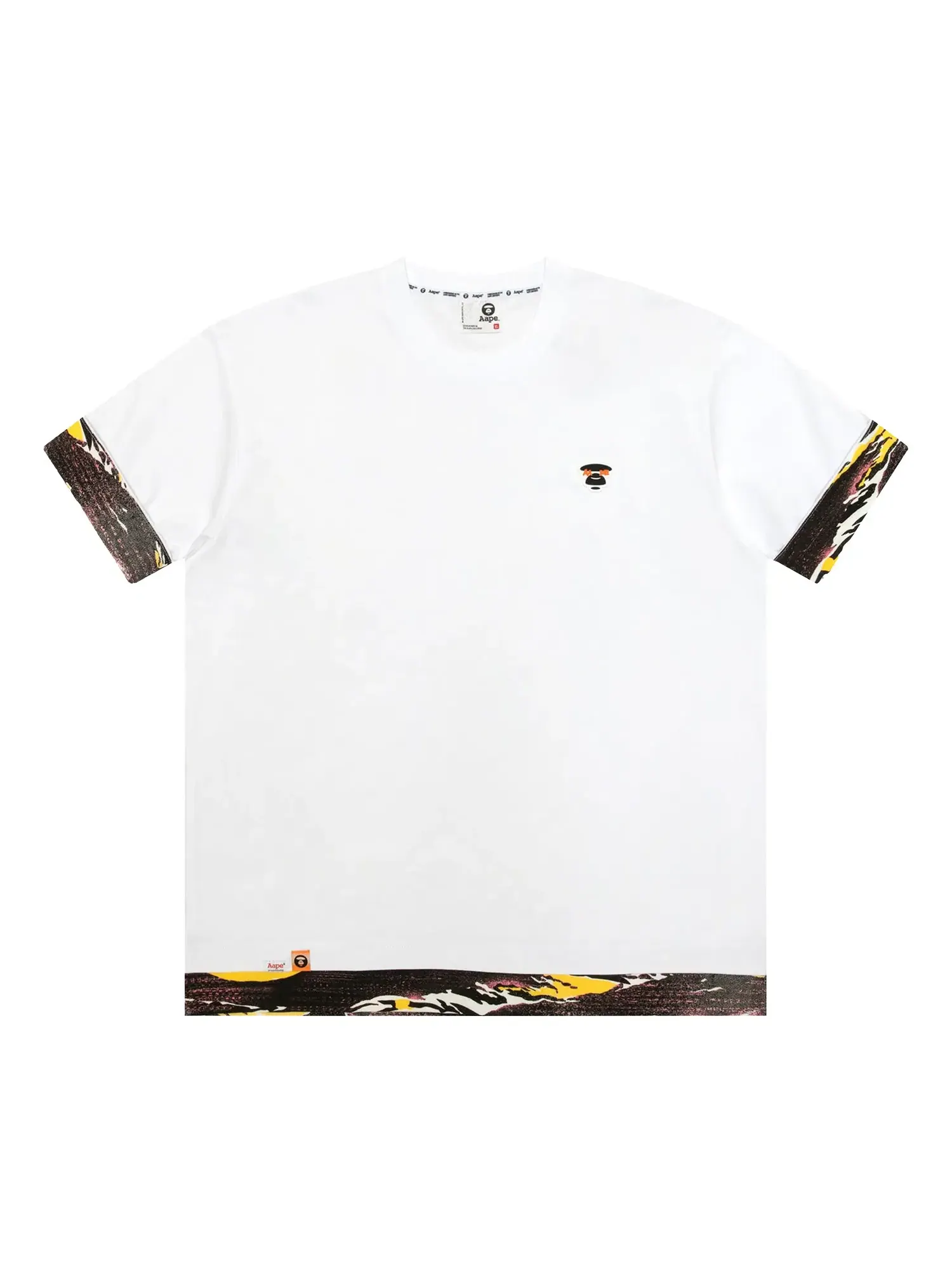 Футболка с логотипом AAPE Moonface — изображение 1 из 1, белый