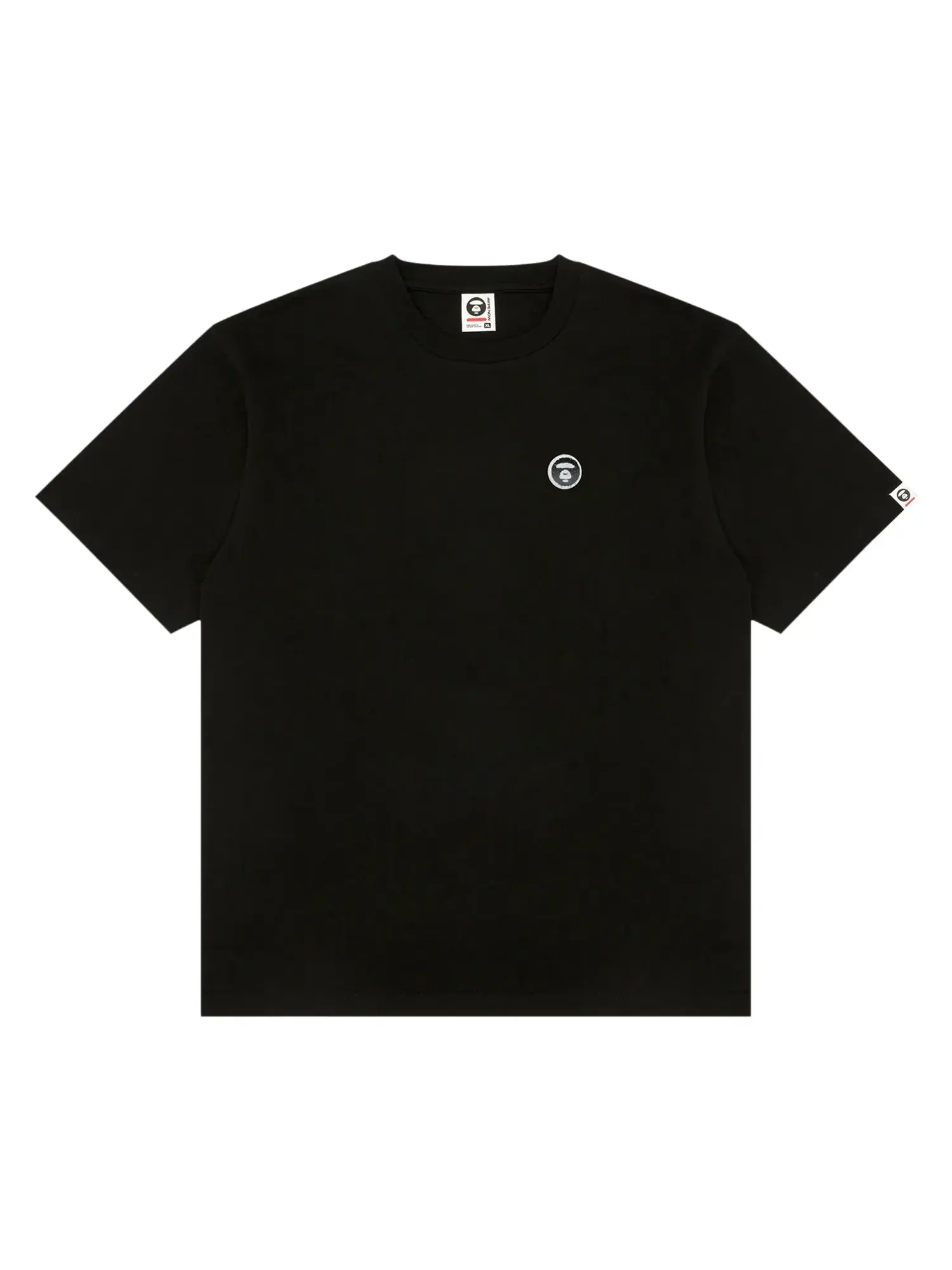 AAPE AAPENOW Футболка Moonface — изображение 1 из 1, черный