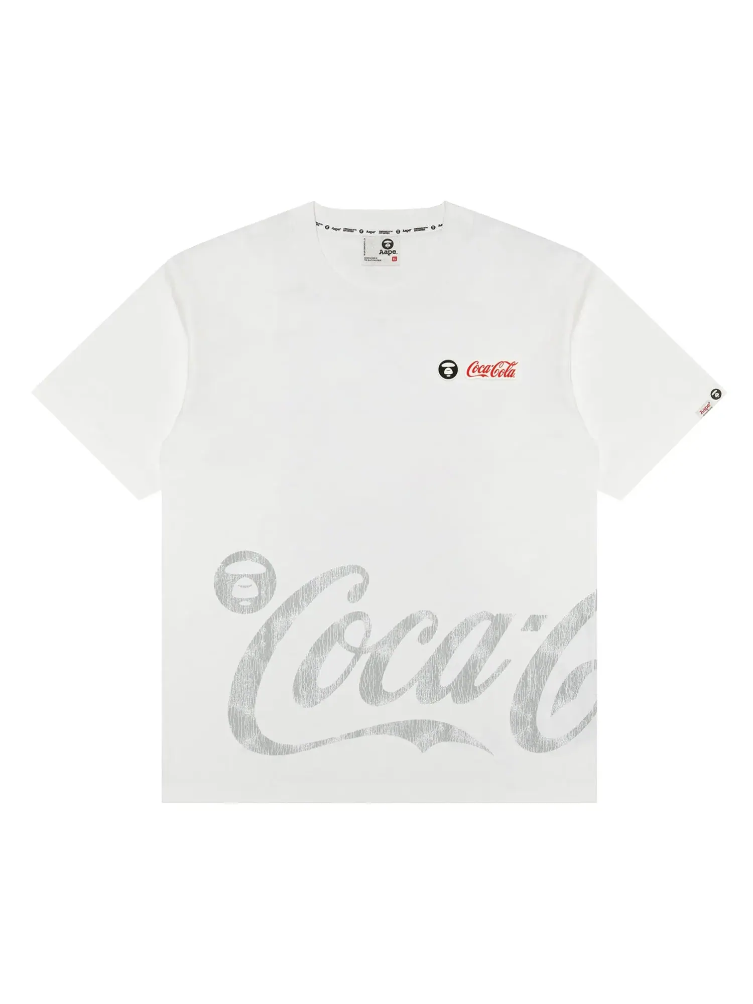 Футболка AAPE x Coca Cola с графическим принтом — изображение 1 из 1, белый