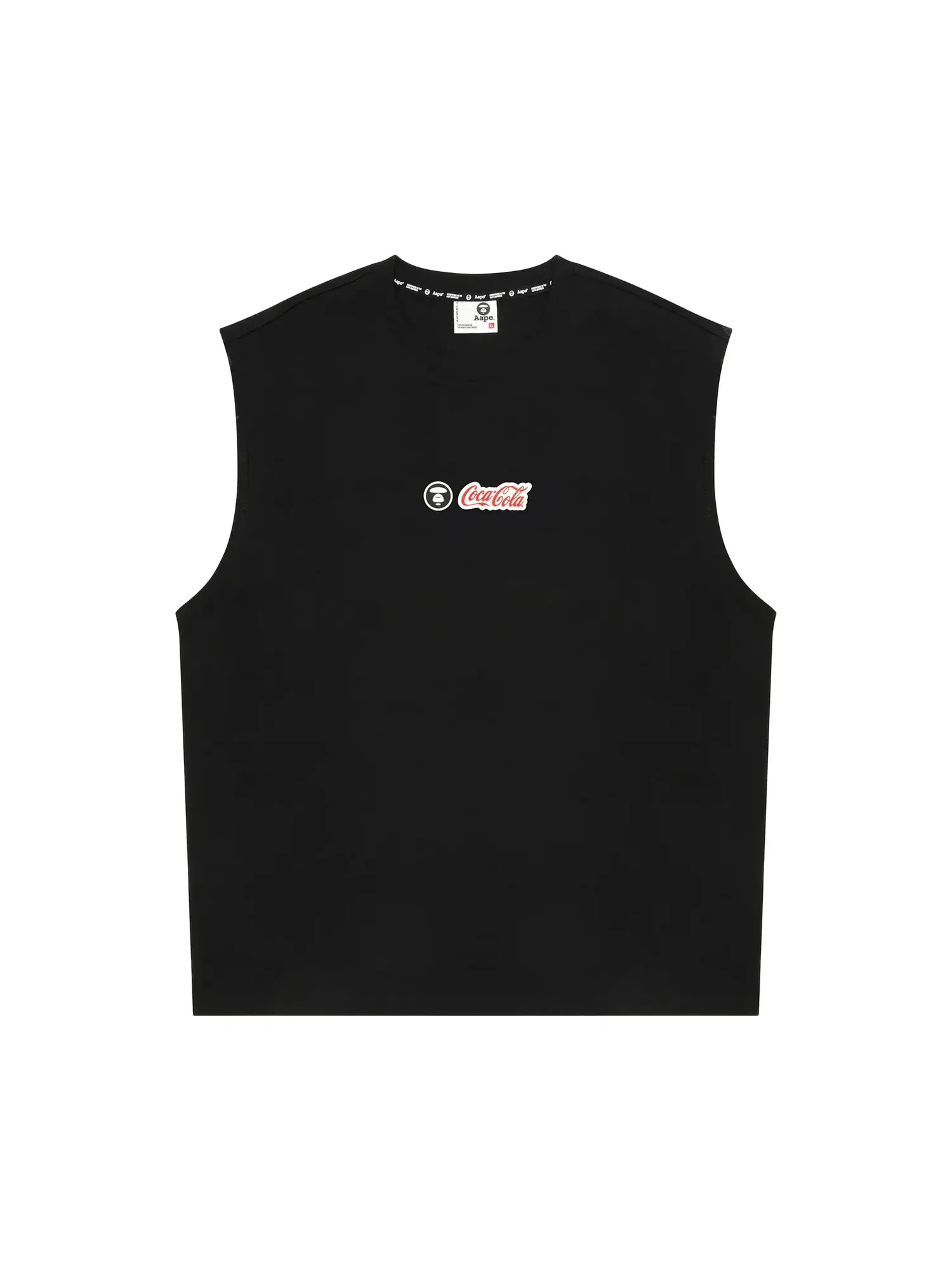 Майка с логотипом AAPE x Coca Cola — изображение 1 из 1, черный