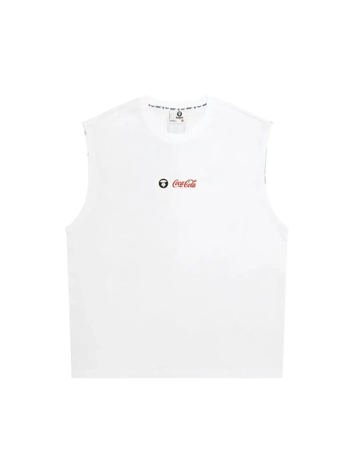 Майка с логотипом AAPE x Coca Cola — изображение 1 из 1, белый