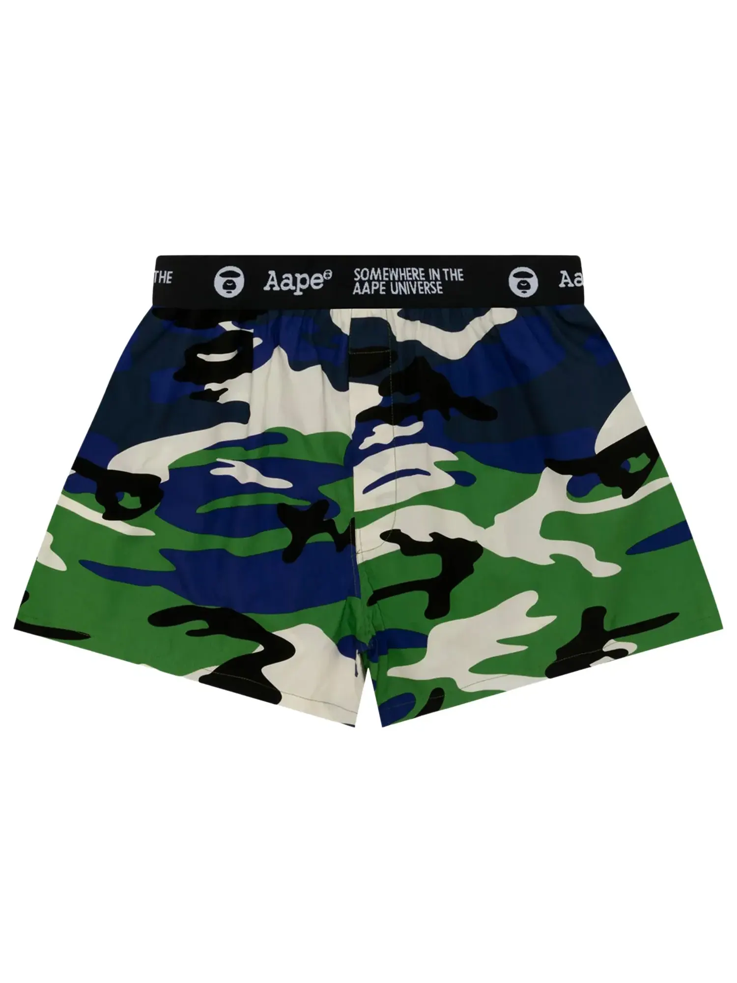 Боксеры AAPE в расцветке — изображение 1 из 1, зеленый/темно-синий